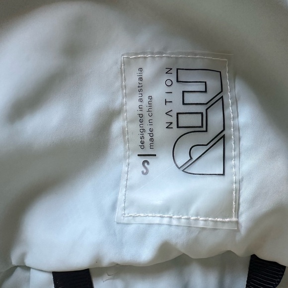 P.E Nation Man Up Windbreaker Jacket Womens M Full Zip Hood Color Block, Outdoor - Picture 8 of 12